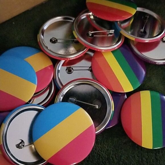 110 pc Scarf for Color Brooches Lapel Metal Round Clothes Diversity Patt - Picture 2 of 13